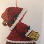 Holiday Broom Dolls to Crochet from Maggie's Crochet 8 designs using bedspread cotton thread