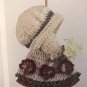 Holiday Broom Dolls to Crochet from Maggie's Crochet 8 designs using bedspread cotton thread
