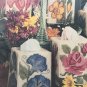 Floral Tissue Covers in Plastic Canvas Leisure Arts  1214 Boutique tissue covers