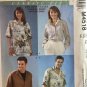 McCall's 4518 Misses Mens and Teen Boys Shirts Long or short sleeves Sewing Pattern Size XL - XXL