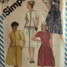 Simplicity 6297 Misses dropped waist dress with sleeve variations Sewing Pattern size 12 14 16 Simplicity 6297 Misses dropped waist dress with sleeve variations Sewing Pattern size 12 14 16