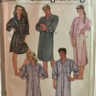 Vintage 80's Simplicity 7818 LOOSE NIGHTSHIRT Sewing Pattern Women Men Size XL Chest 42 - 44
