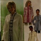 Butterick Sewing Pattern 4075 B4075 Misses  Button Front Long Sleeve Tunics Tops Size 20 22 24