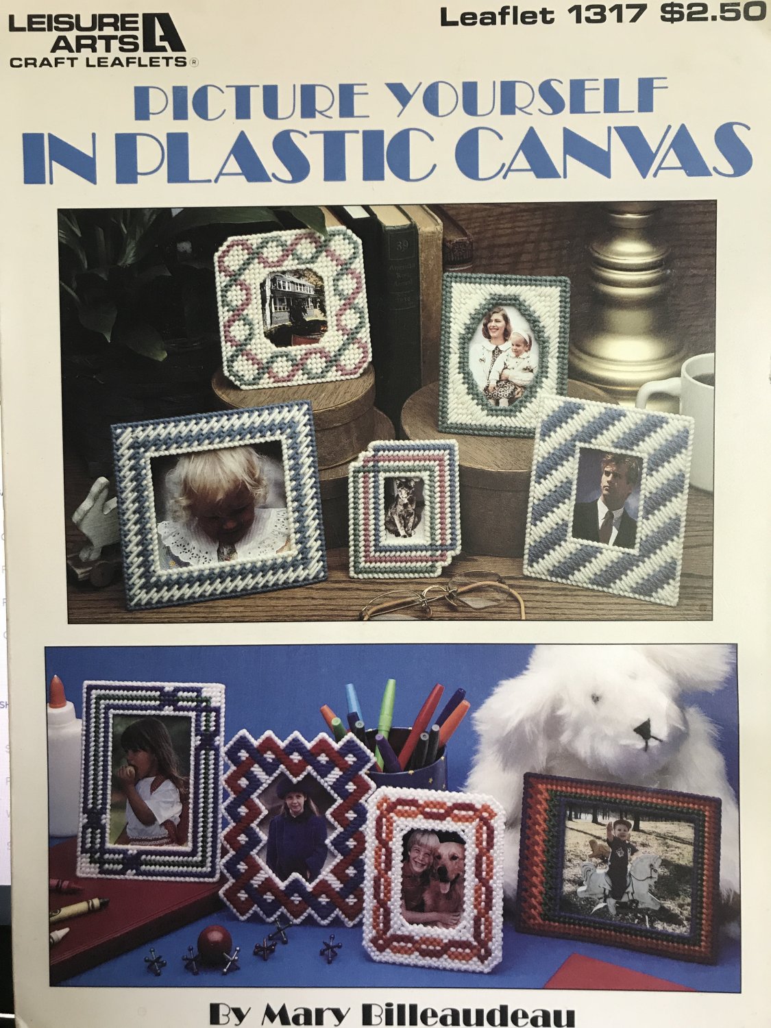 Picture Yourself in Plastic Canvas Leisure Arts Leaflet 1317 Picture Frames