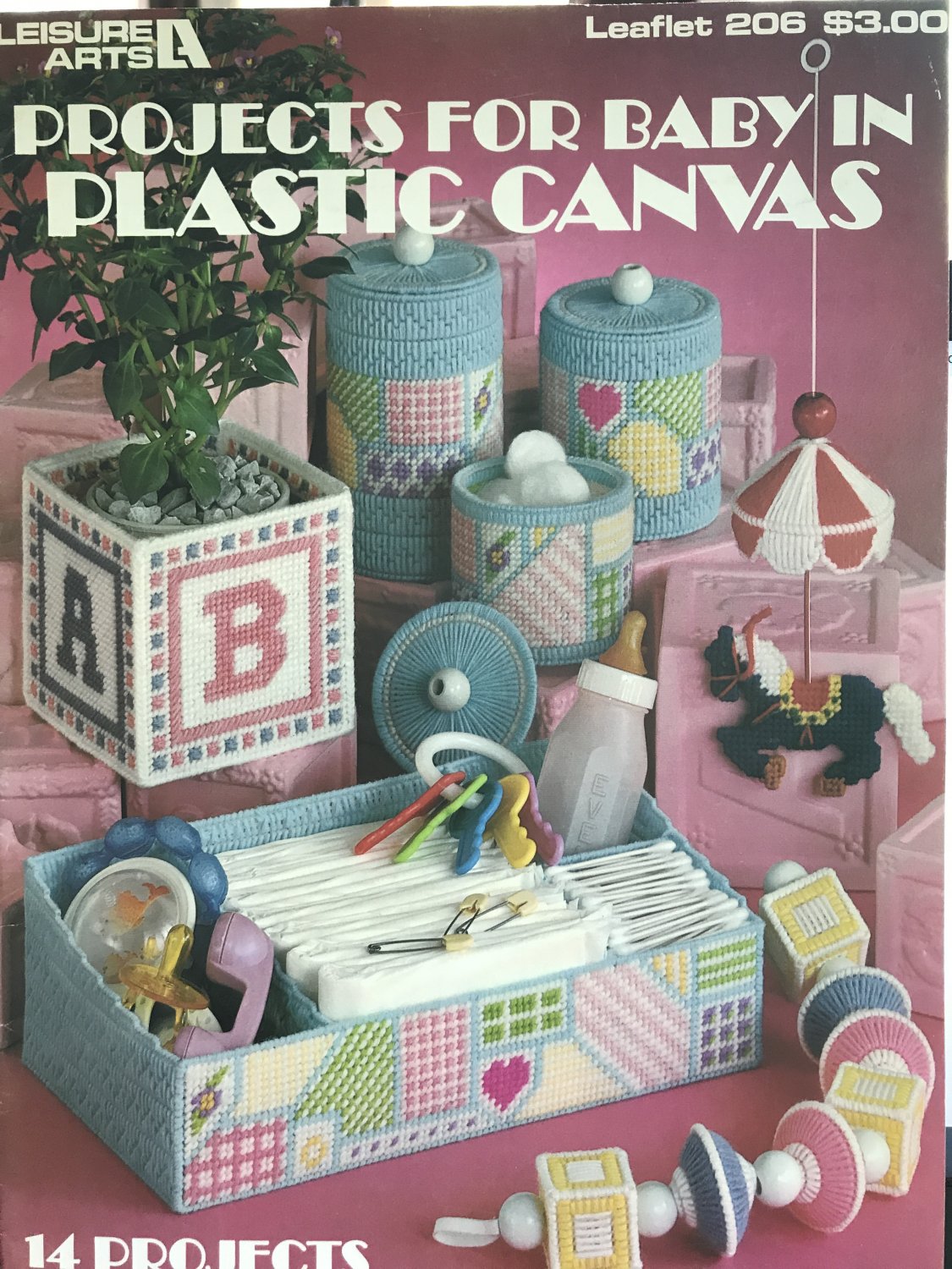 Projects for Baby in Plastic Canvas 14 projects Leisure Arts 206