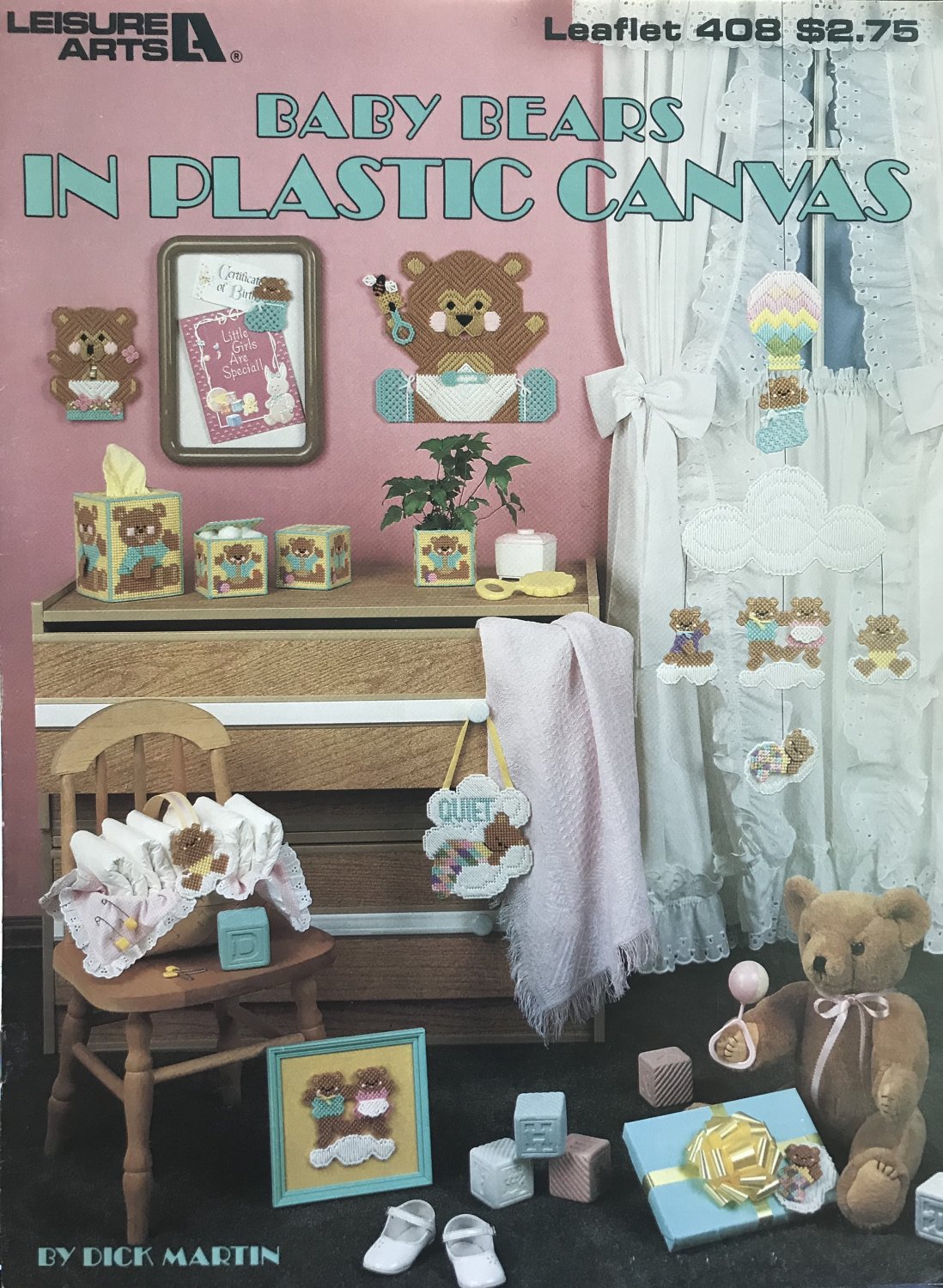 Baby Bears in Plastic Canvas By Dick Martin Leisure Arts 408