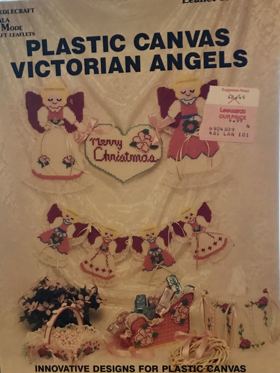 Plastic Canvas Victorian Angels Leaflet 137 Needlecraft Ala Mode