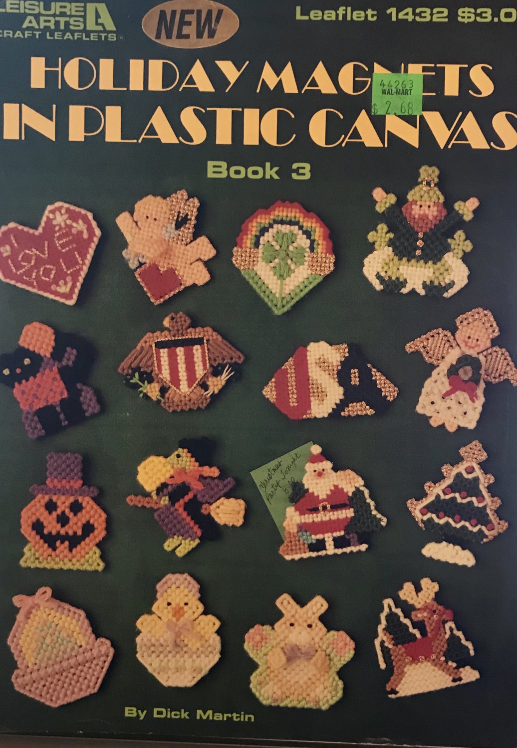 Holiday Magnets in Plastic Canvas Book 3 by Dick Martin Leisure Arts 1432