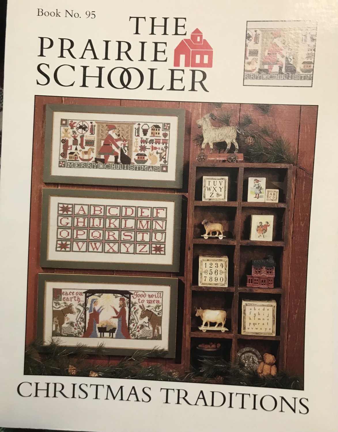 The Prairie Schooler Christmas Traditions Cross stitch charts book 95