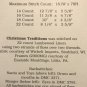 The Prairie Schooler Christmas Traditions Cross stitch charts book 95