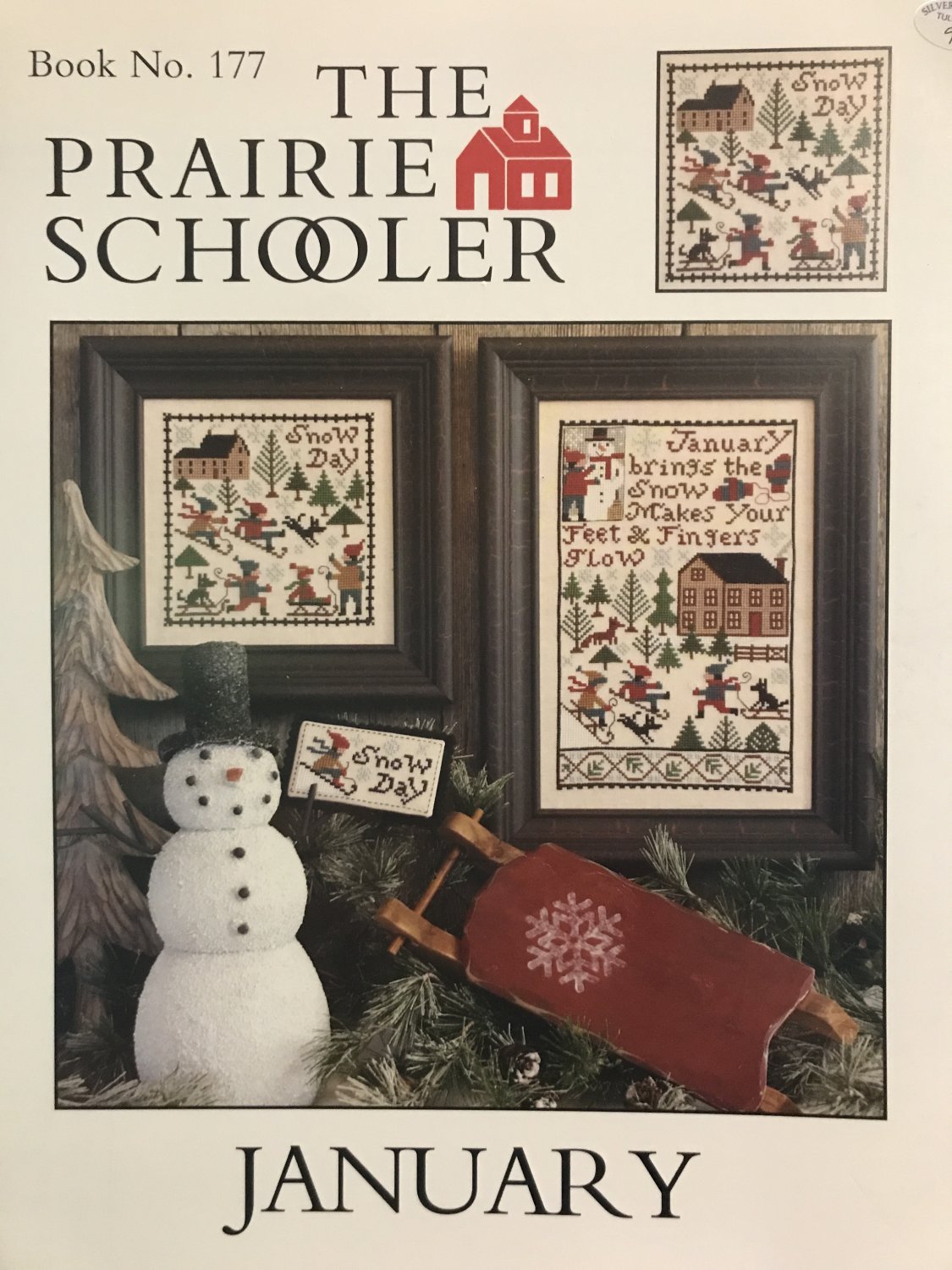 The Prairie Schooler January 177 Cross stitch charts