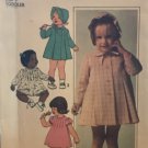 Simplicity 7945 Toddler's Dress, Coat and Hat sewing pattern size 1 Simplicity 7945 Toddler's Dress, Coat and Hat sewing pattern size 1