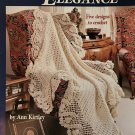 Afghan Elegance American School of Needlework 1129  Blanket Afghans Crochet Pattern