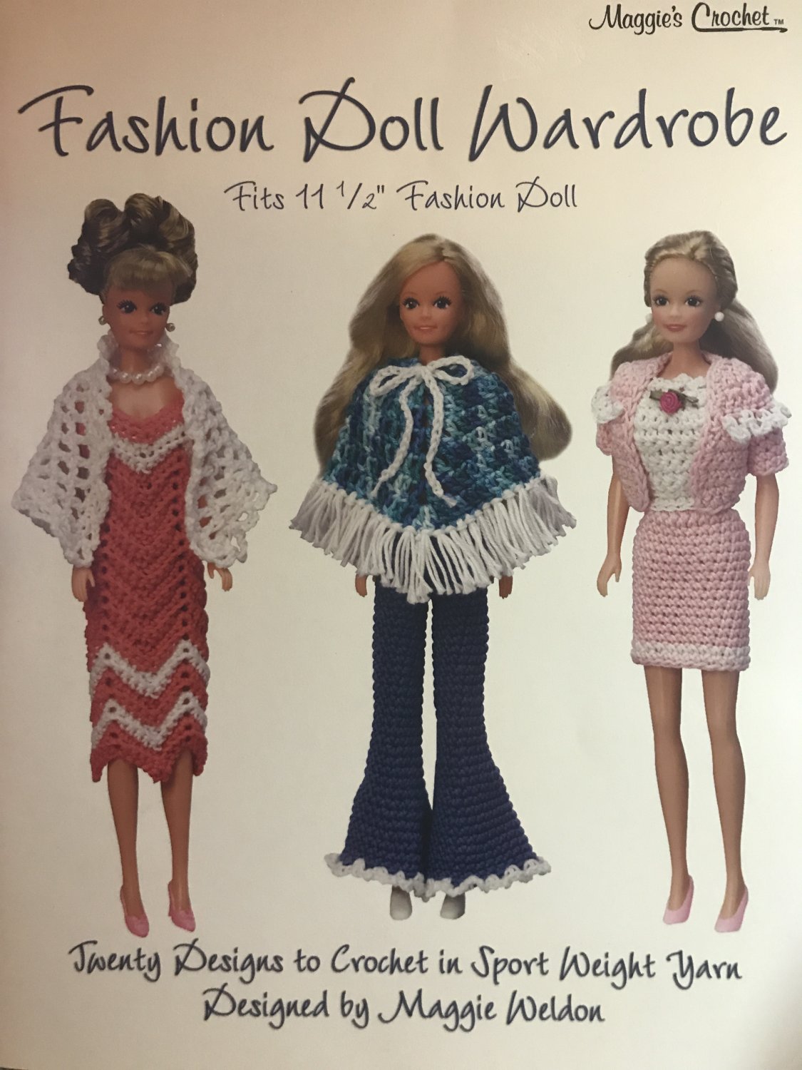 Fashion Doll Wardrobe to Crochet from Maggie's Crochet 20 designs