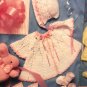 Red Heart Tiny Tot Layettes book 347 knitting and crochet pattern for booties sweaters bonnets
