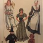 Adult Costumes Angel Pilgram Witch Wench Simplicity 7650 Sewing Pattern Size 10-12 Halloween
