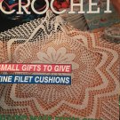 Decorative Crochet Magazine back issue No. 33 May 1993 Small Gifts, filet pillows, doilies
