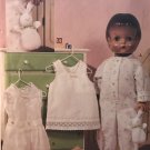Vogue 7759 inch doll's Pajamas and Undergarments Sewing Pattern
