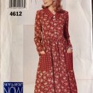 Butterick Sewing Pattern 4612 Misses Dress Size XS, S, M UNCUT