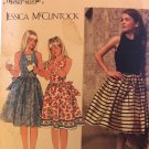 Simplicity 9840 Girls' Sleeveless Dress Jessica McClintock Sewing Pattern Sizes 7 - 10