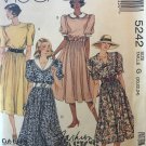 McCall's 5242 Misses' set of dresses with bodice variations Sewing Pattern size 20 22 24