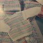 Red Heart 0129 Baby Sets knitting and crochet pattern layettes, Christening Set, afghans, booties