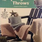Annies Attic Knit Springtime Throws by Melissa Leapman Knitting Pattern 5 designs 872891