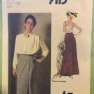 Simplicity 9113 Misses' Jiffy Front-Wrap Skirt in maxi and knee length Sewing Pattern Size 12