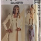 McCall's 3918 Misses Lined Jacket in two lengths, dress, top and pants Sewing Pattern size 18 - 24