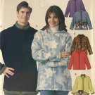 McCall's 4639 Misses' or Men's fleece jacket sewing pattern size XL to XXL McCall's 4639 Misses' or Men's fleece jacket sewing pattern size XL to XXL