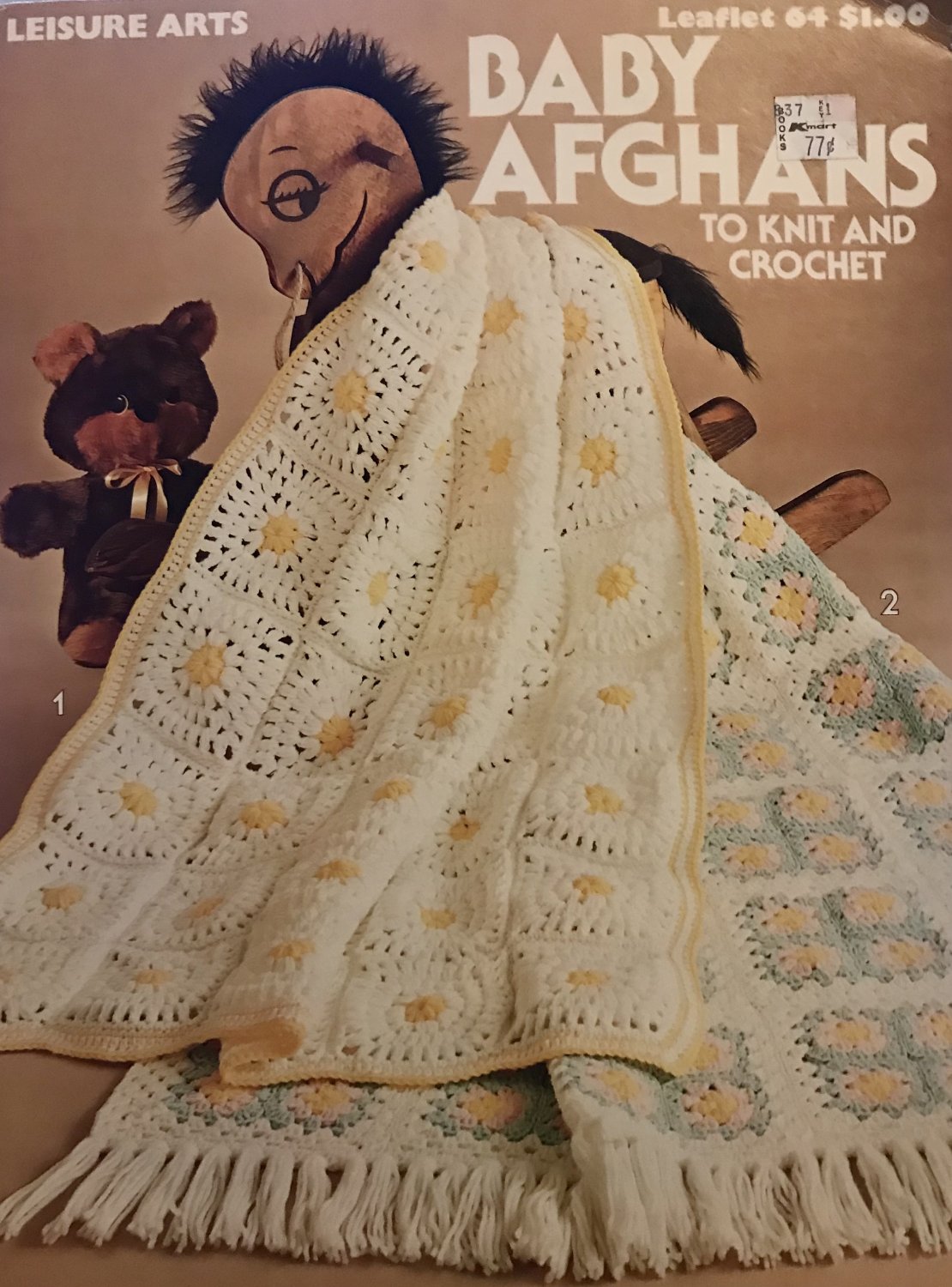 Baby Afghans to Knit and Crochet Pattern Leisure Arts 64