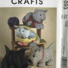 McCall's 4893 dog or cat Calico Pets Stuffed Animal Sewing Pattern