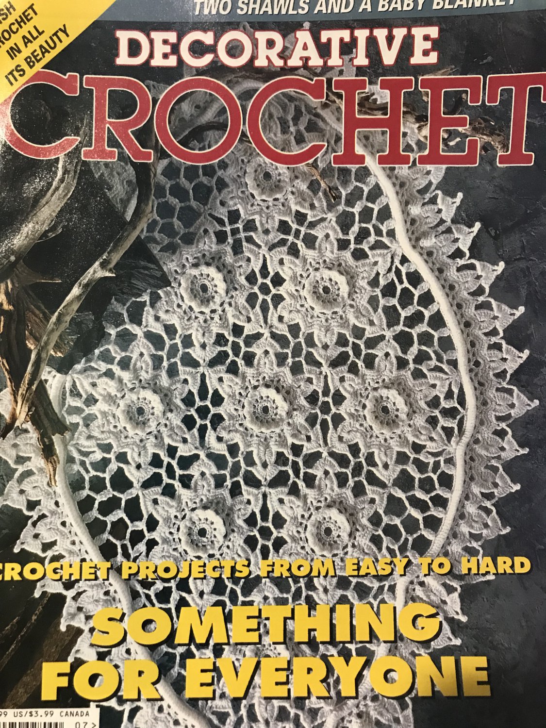 Decorative Crochet Magazine 64 July 1998 Doilies, Irish Crochet