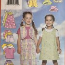 Butterick 5441 Girls pants, shorts, jumper, vest, top and hat size 4, 5, 6 Sewing Pattern