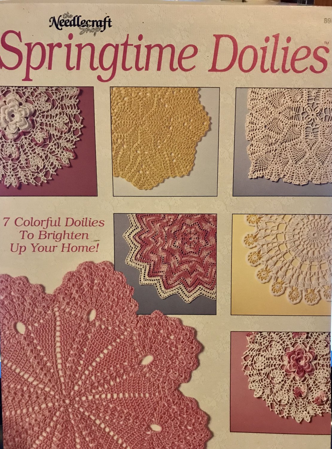 NeedleCraft Shop 89H8 Springtime Doilies Crochet Pattern by Sandra Smith