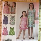 Simplicity 2241: Learn to Sew Child's and Girls' Dress in Two Lengths Sewing Pattern size 3 - 6
