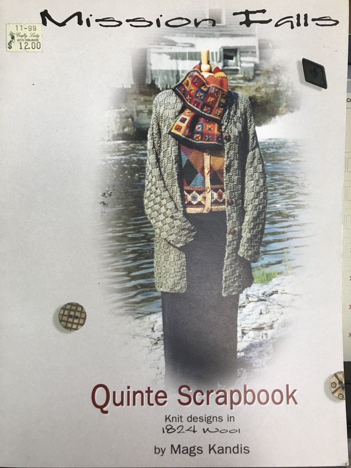 Mission Falls Quinte Scrapbook by Mags Kandis 14 projects DK weight yarn