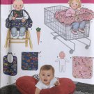Simplicity 4225 Infant accessories Bib Highchair Covers, Toys, pillow sewing pattern
