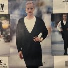 VOGUE 2586 DKNY DONNA KARAN Misses' Jumper Dress Size 14 16 18 Sewing Pattern