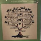 My Family Tree Cross Stitch Chart by Caroletta Ingrando