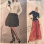 Vogue 2073 Evening Gown Cocktail Dress Bubble Skirt Albert Nipon sewing pattern Size 10