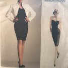 Vogue 2050 Calvin Klein Strapless Dress, Bolero Jacket Sewing Pattern Size 6-8-10
