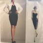 Vogue 2050 Calvin Klein Strapless Dress, Bolero Jacket Sewing Pattern Size 6-8-10
