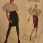 Vogue 2185 Oscar de la Renta Dramatic Ruffled Blouse and Skirt Sewing Pattern Size 10