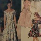 Butterick 6059 Misses' Off The Shoulder Cocktail  Prom Evening Gown Sewing Pattern Size 6 - 8