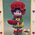 Watermelon Slice Crochet doll pattern Lollipop Lane Dumplin Designs CDC408