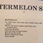 Watermelon Slice Crochet doll pattern Lollipop Lane Dumplin Designs CDC408