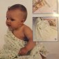 Bernat Baby 1200 Knit & Crochet Pattern Book 15 Designs worsted weight