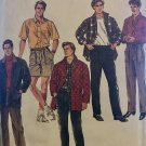 Simplicity 9931 Men's Pants or Shorts, Shirt and Unlined Jacket Sewing Pattern Chest 34 - 40