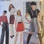 Simplicity 9516 Misses' Skirt, Pants or Shorts with suspenders Sewing Pattern size 4,6,8